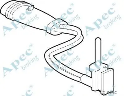 Указатель износа, накладка тормозной колодки APEC braking купить