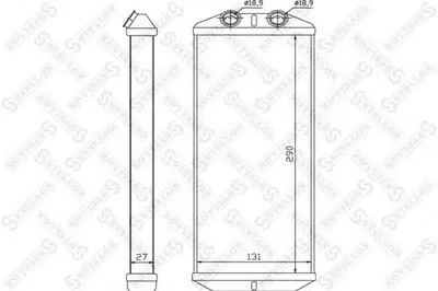 Теплообменник, отопление салона STELLOX купить