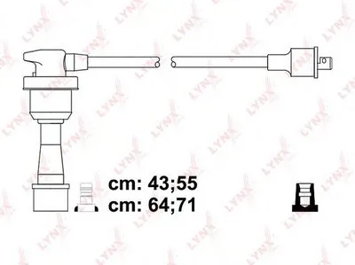 Комплект проводов зажигания LYNXauto купить