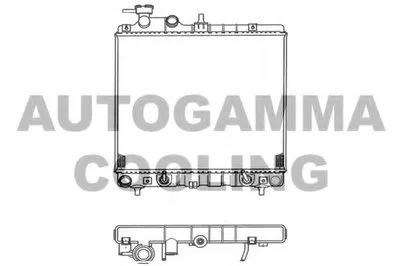 Радиатор, охлаждение двигателя AUTOGAMMA купить