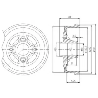 Тормозной барабан DELPHI купить
