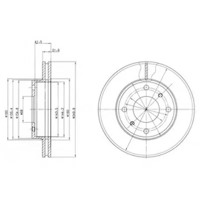 Тормозной диск DELPHI купить