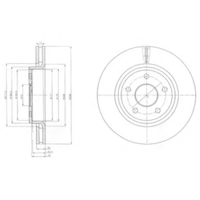 Тормозной диск DELPHI купить