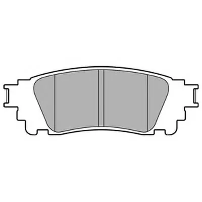 Комплект тормозных колодок, дисковый тормоз DELPHI купить
