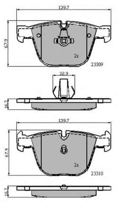 Комплект тормозных колодок, дисковый тормоз NATIONAL купить