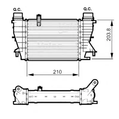 Интеркулер NRF купить