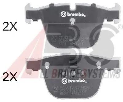 Комплект тормозных колодок, дисковый тормоз SPORTLINE A.B.S. купить