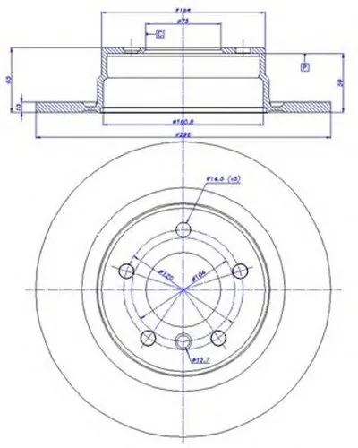 Тормозной диск CAR купить