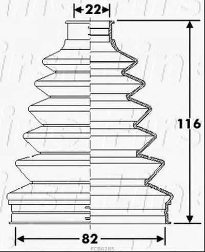 Пыльник, приводной вал FIRST LINE купить