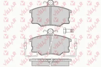 Комплект тормозных колодок, дисковый тормоз VILLAR купить