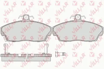 Комплект тормозных колодок, дисковый тормоз VILLAR купить