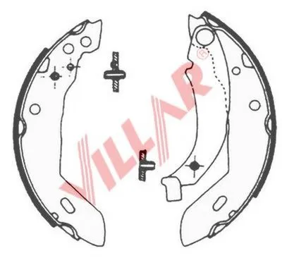 Комплект тормозных колодок VILLAR купить