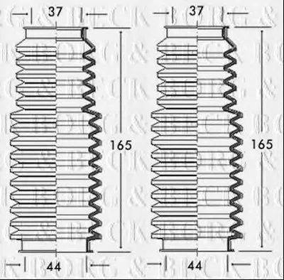 Пыльник, рулевое управление BORG & BECK купить