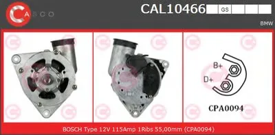 Генератор GENUINE SERIES CASCO купить