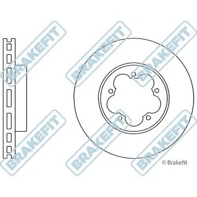 Тормозной диск Brake Fit APEC braking купить