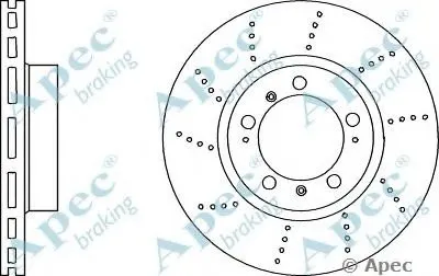 Тормозной диск APEC braking купить