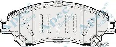 Комплект тормозных колодок, дисковый тормоз APEC braking купить
