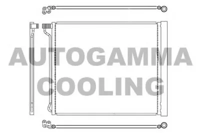Конденсатор, кондиционер AUTOGAMMA купить