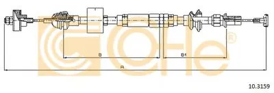 Тросик сцепления COFLE купить
