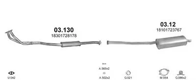 Система выпуска ОГ POLMO купить