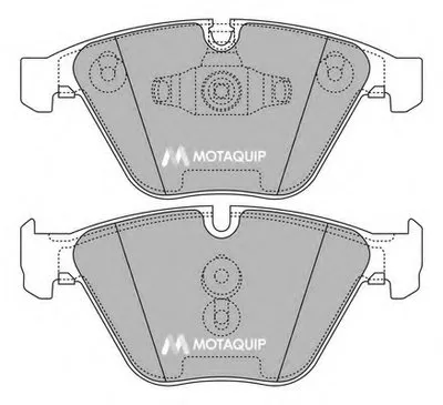Комплект тормозных колодок, дисковый тормоз MOTAQUIP купить