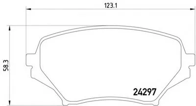 Комплект тормозных колодок, дисковый тормоз HELLA купить