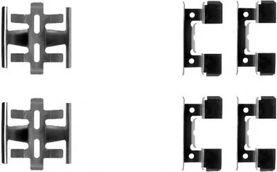 Комплектующие, колодки дискового тормоза HELLA купить