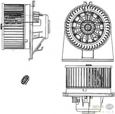 Вентиляция салона BEHR HELLA SERVICE HELLA купить