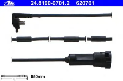 Сигнализатор, износ тормозных колодок ATE купить