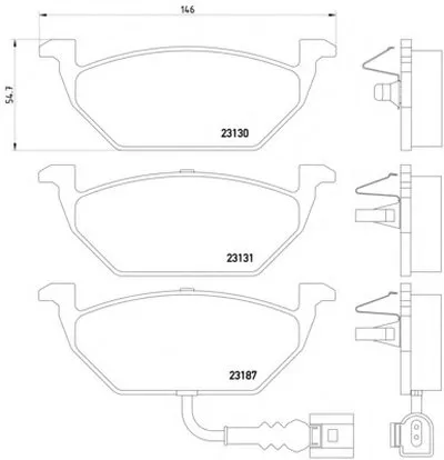 Комплект тормозных колодок, дисковый тормоз HELLA PAGID купить