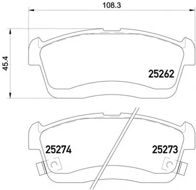 Комплект тормозных колодок, дисковый тормоз HELLA PAGID купить