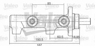 целиндер ручного тормоза VALEO купить