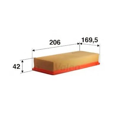 Воздушный фильтр VALEO купить