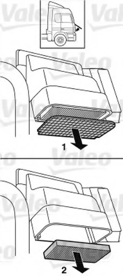 Фильтр, воздух во внутренном пространстве CLIMFILTER PROTECT VALEO купить