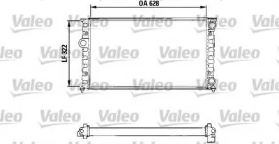 Радиатор, охлаждение двигателя VALEO купить