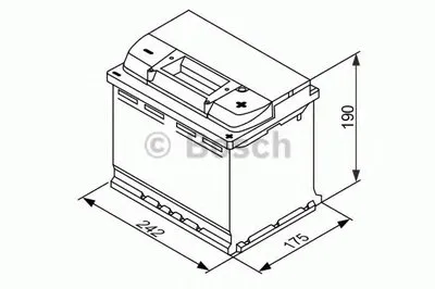 Стартерная аккумуляторная батарея; Стартерная аккумуляторная батарея S5 BOSCH купить
