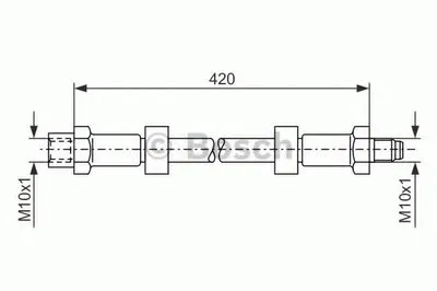 Тормозной шланг BOSCH купить