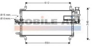 Конденсатор, кондиционер VAN WEZEL купить