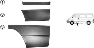 Дверь, кузов VAN WEZEL купить