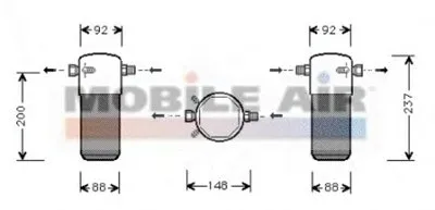 Осушитель, кондиционер VAN WEZEL купить