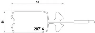 Комплект тормозных колодок, дисковый тормоз MINTEX купить