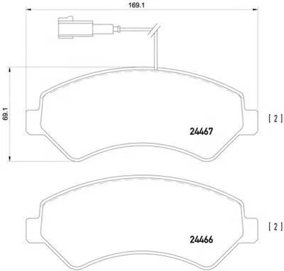 Комплект тормозных колодок, дисковый тормоз MINTEX купить
