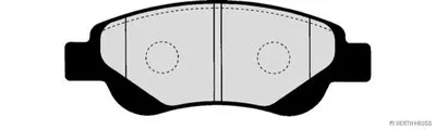 Комплект тормозных колодок, дисковый тормоз HERTH+BUSS JAKOPARTS купить