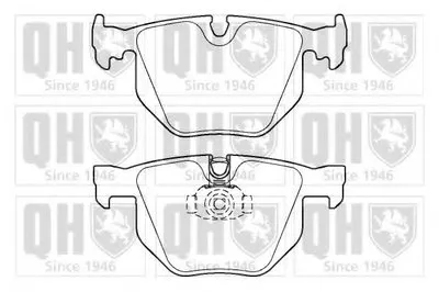 Комплект тормозных колодок, дисковый тормоз QUINTON HAZELL купить