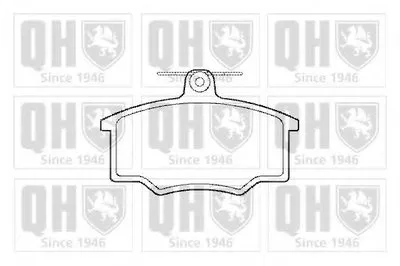 Комплект тормозных колодок, дисковый тормоз QUINTON HAZELL купить