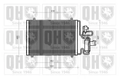 Конденсатор, кондиционер QUINTON HAZELL купить