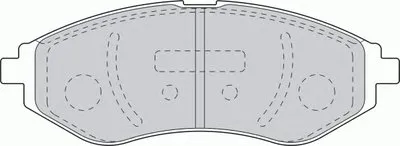 Комплект тормозных колодок, дисковый тормоз PREMIER FERODO купить