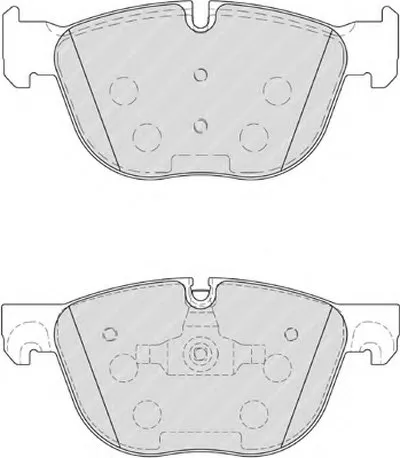 Комплект тормозных колодок, дисковый тормоз PREMIER FERODO купить
