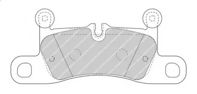 Комплект тормозных колодок, дисковый тормоз PREMIER FERODO купить