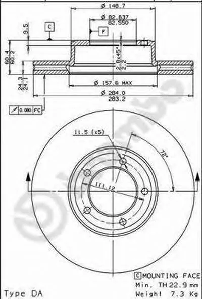Тормозной диск AP купить
